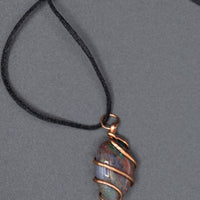Jasper Wire-Wrapped Necklace