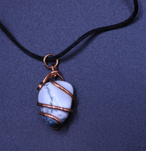 Wire-Wrapped Gemstone Necklace