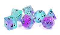RPG Dice Set (7): Peacock Glowworm
