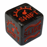 Gaslands: Skid Dice (5) (Red)