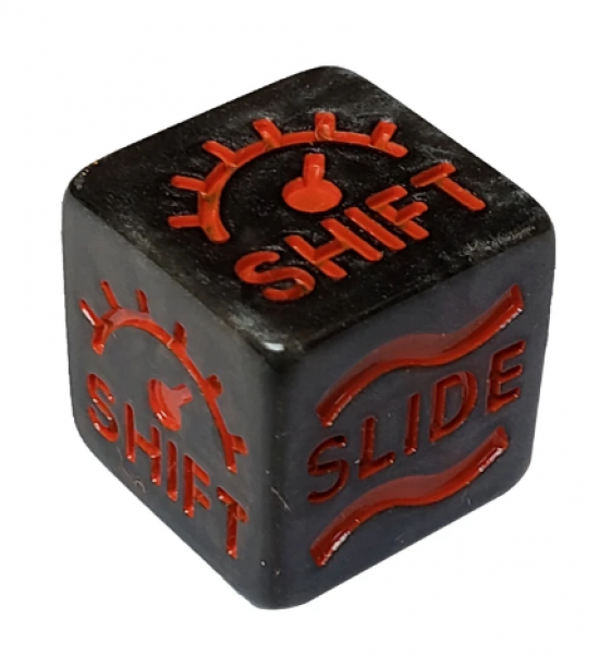 Gaslands: Skid Dice (5) (Red)