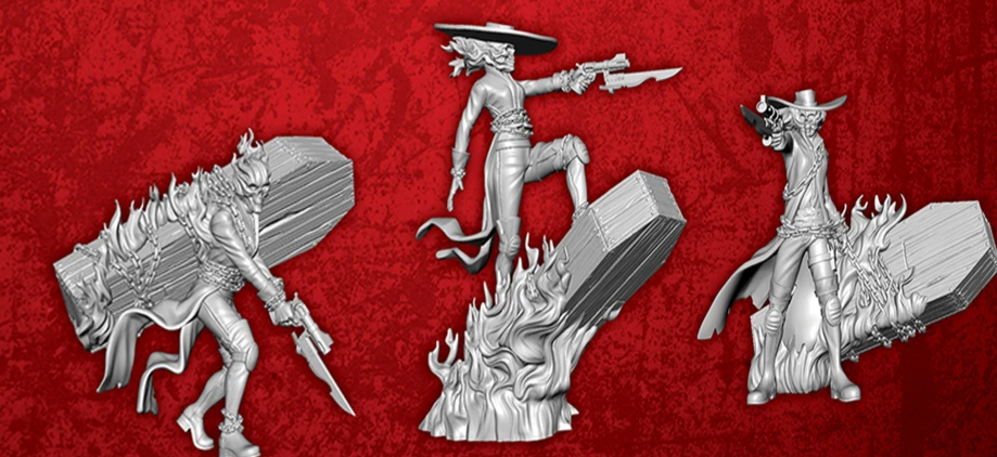 Death Marhsals - 3 X M3E Models from the Lady Justice Core Box