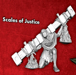 Scales of Justice - Single M3E Model from the Lady Justice Core Box