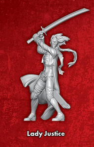 Lady Justice - Single M3E Model from the Lady Justice Core Box