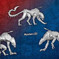 Hunters (3  Single M3E Models from the Hoffman Core box)