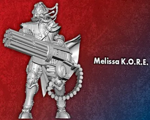 Melissa K.O.R.E. (Single M3E Model from the Hoffman Core box) KORE