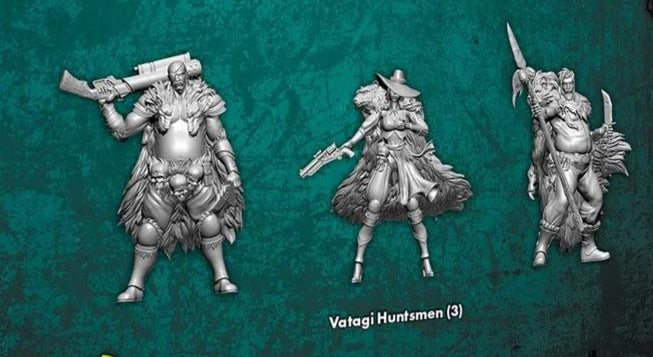 Vatagi Huntsmen - 3 Models from On the Hunt - M3E
