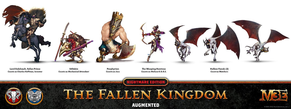 The Fallen Kingdom - Nightmare Edition M3E (7 Miniatures)