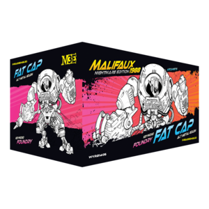Malifaux 1988 Fat Cap Nightmare Edition Alternate Metal Golem