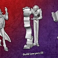 Guild Lawyer - 3  Models from the Lucius Core Box (M3E Version)