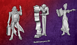Guild Lawyer - 3  Models from the Lucius Core Box (M3E Version)