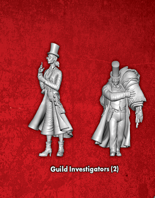 Guild Investigators - 2 X Single Models from Internal Investigation
