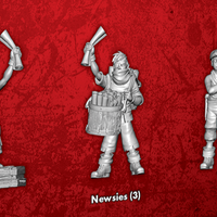 Newsies - 3 Miniatures from Scooped Box - M3E