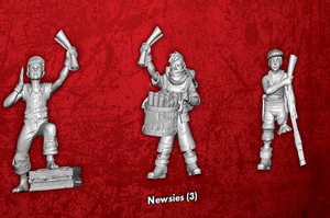 Newsies - 3 Miniatures from Scooped Box - M3E