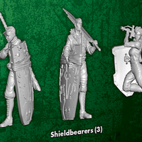 Shieldbearers - 3 Single Models from the Reva Core Box M3E