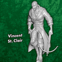 Vincent St. Clair - Single Model from the Reva Core Box M3E