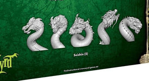Seishin M3E 5 Miniatures (from Vengeful Ghosts)
