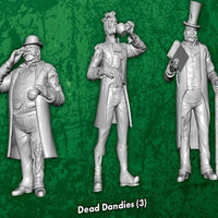 Dead Dandies - 3 Miniatures from High Society M3E WYR23218