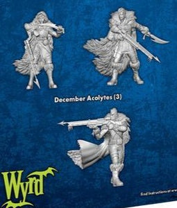 December Acolytes  M3E - Three Miniatues from the Rasputina Core Box