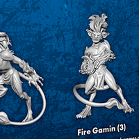 Fire Gamin - 3 X Single models from the Kaeris Core Box - M3E