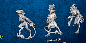 Fire Gamin - 3 X Single models from the Kaeris Core Box - M3E