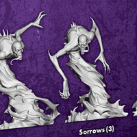 Sorrow - 3 M3E miniatures from the Pandora Core Box