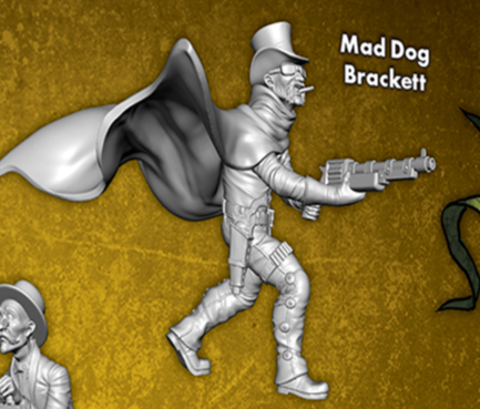 Mad Dog Brackett - Single Model from the Parker Core Box M3E