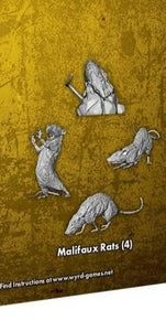 Malifaux Rats M3E 4 Miniatures From the Hamelin Core Box