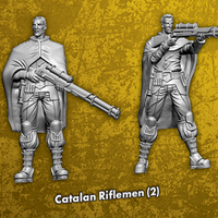 Catalan Riflemen Two Models from the Outcast Starter Box - Malifaux M3E