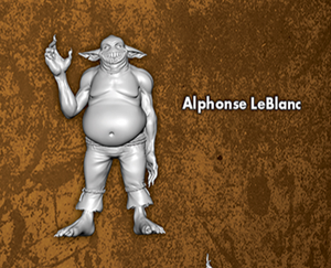 Alphonse Leblanc - Single model from the Wong Core Box - M3E