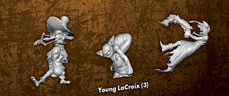 Young LaCroix - 3 Models from the Ophelia Core Box M3E