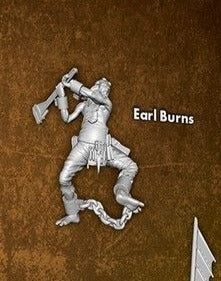 Earl Burns Single Model From the Zipp Core Box - No Cards