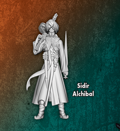 Sidir Alchibal - Single Model from the Lucas Core Box (M3E Version)