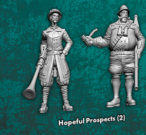 Hopeful Prospects - 2 Single Models from the Explorer's Society Starter Box - Malifaux M3E