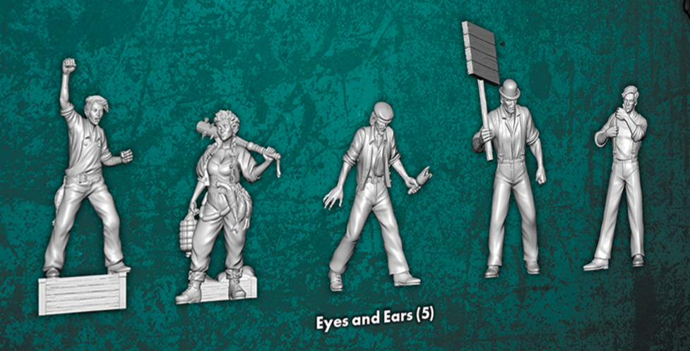 Eyes and Ears M3E - 5 Miniatures from the Nexus Core Box