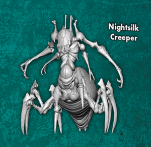 Nightsilk Creeper - Single Model From Under Your Skin - Malifaux M3E