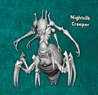 Nightsilk Creeper - Single Model From Under Your Skin - Malifaux M3E