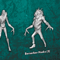 Beserker Husks x3 - Single Models From Under Your Skin - Malifaux M3E