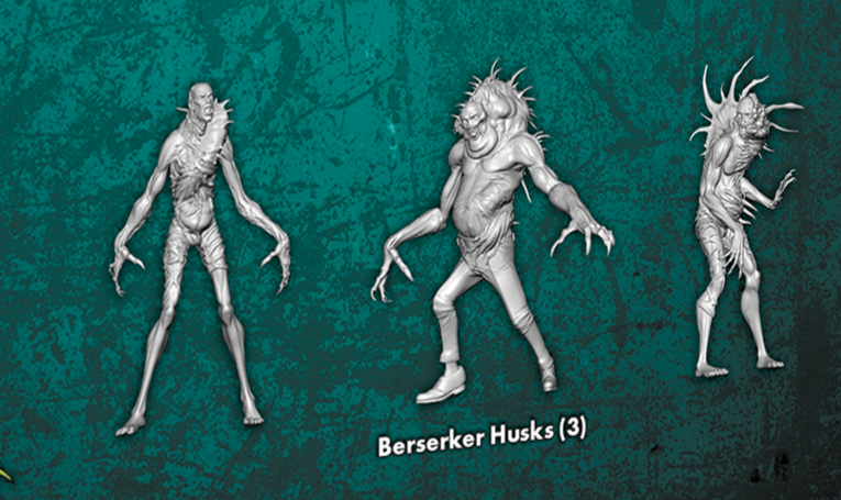 Beserker Husks x3 - Single Models From Under Your Skin - Malifaux M3E