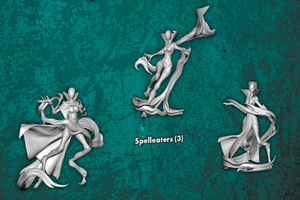 Spelleaters - 3 Single Models from Hush - Malifaux M3E