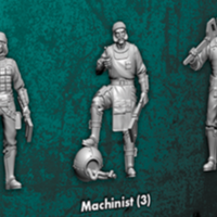 Machinists - 3 M3E Models from the Maxine Core Box