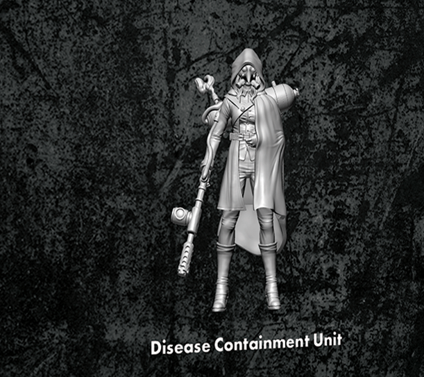 Disease Containment Unit - Single Model from They All Fall Down M3E