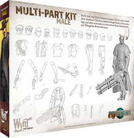 Male Multi-part Kit - Kitbash Your Own Minis!
