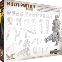 Male Multi-part Kit - Kitbash Your Own Minis!