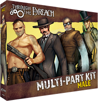 Male Multi-part Kit - Kitbash Your Own Minis!
