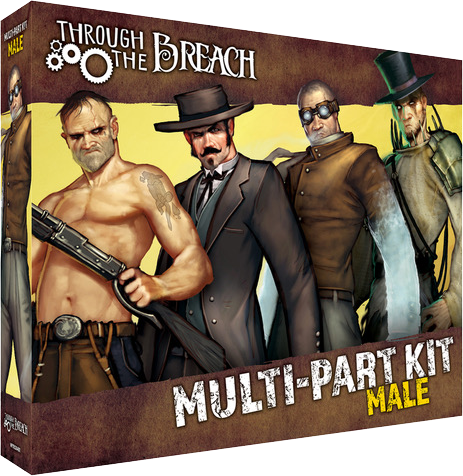 Male Multi-part Kit - Kitbash Your Own Minis!