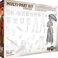 Female Multi-part Kit - Kitbash Your Own Minis!
