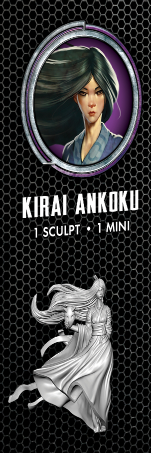 Kirai Ankoku, Envoy of the Court - SINGLE M3E MODEL from the Court of Two vs. The Guild Starter Box