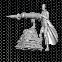 Gatling Gunner - SINGLE MODEL from the Court of Two vs. The Guild Starter Box