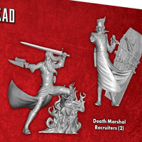 Death Marshal Recruiters (2 Miniatures from the Wake the Dead M3E box)
